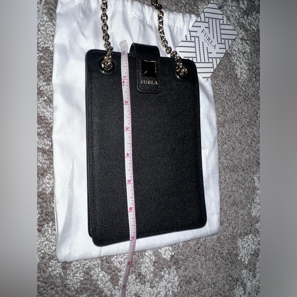 ⭐️FURLA mini crossbody Luxury Bag Like New Genuine Leather,DustBag & Bag ⭐️ - Picture 14 of 17